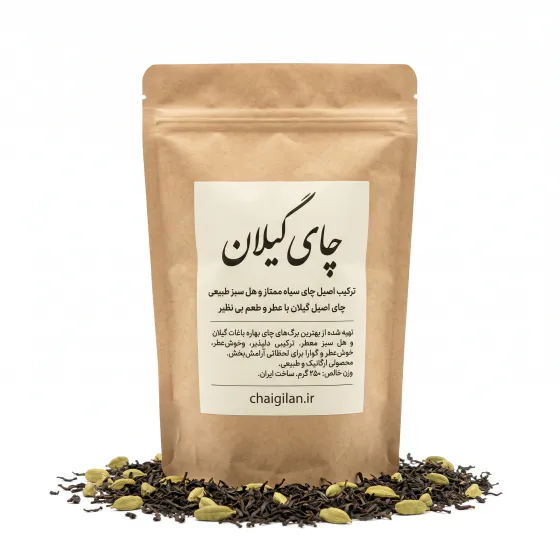 تصویر محصول چای شکسته معطر طبیعی با هل